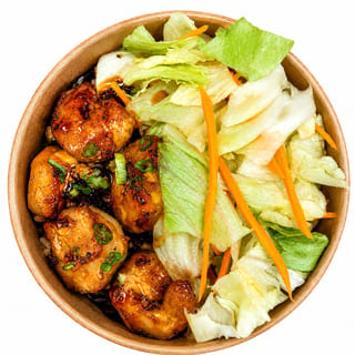 Shrimp Teriyaki Cup Bop
